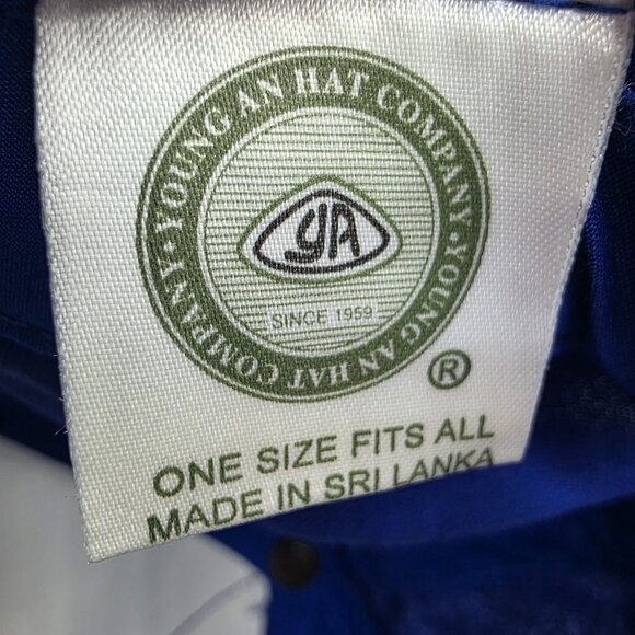 FDNY Firefighter NYC 100% Cotton Baseball Cap Hat One Size Blue Strapback 9/11 - Picture 6 of 7